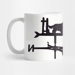 North-south Dog Mug